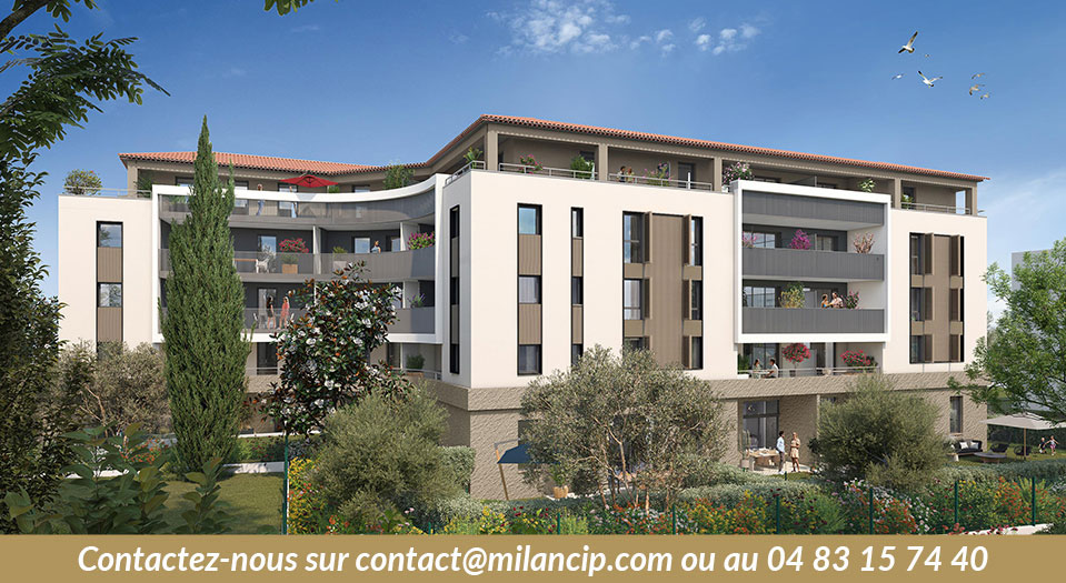 Résidence neuve ANTIBES Cœur de ville - perspective 1