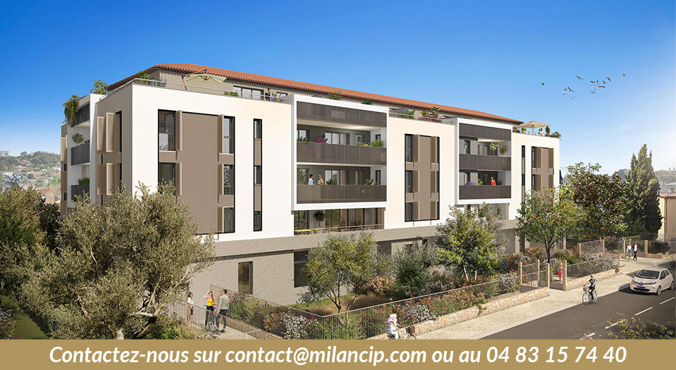 Résidence neuve ANTIBES Cœur de ville - perspective 2