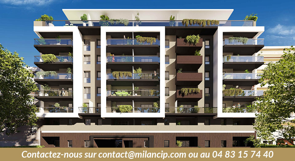 Programme neuf ANTIBES Juan Les Pins - Pespective résidence 1