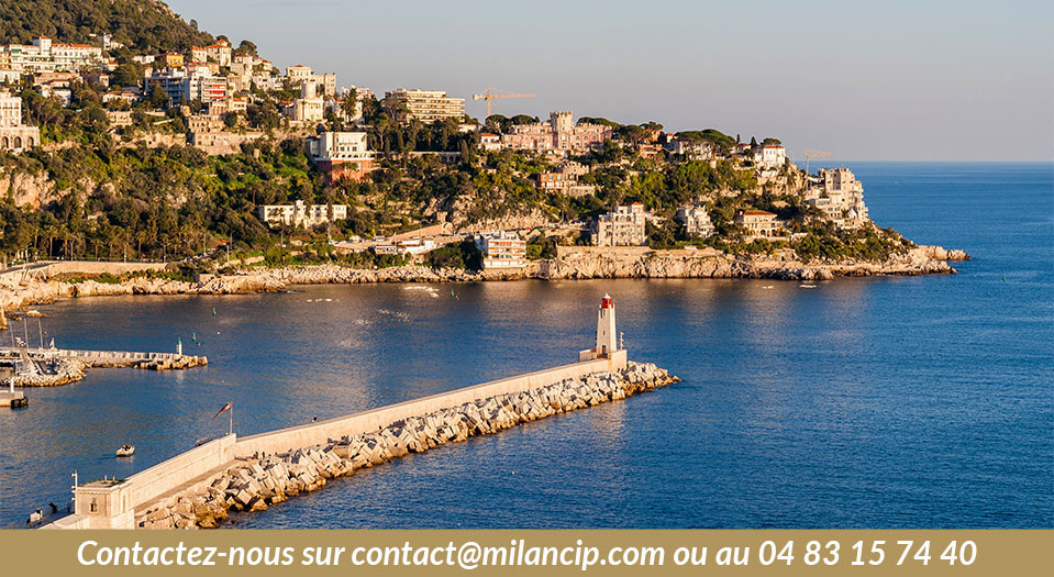 Port de Nice à proximité d’un programme neuf à Nice Riquier, cadre de vie idéal entre mer et ville.