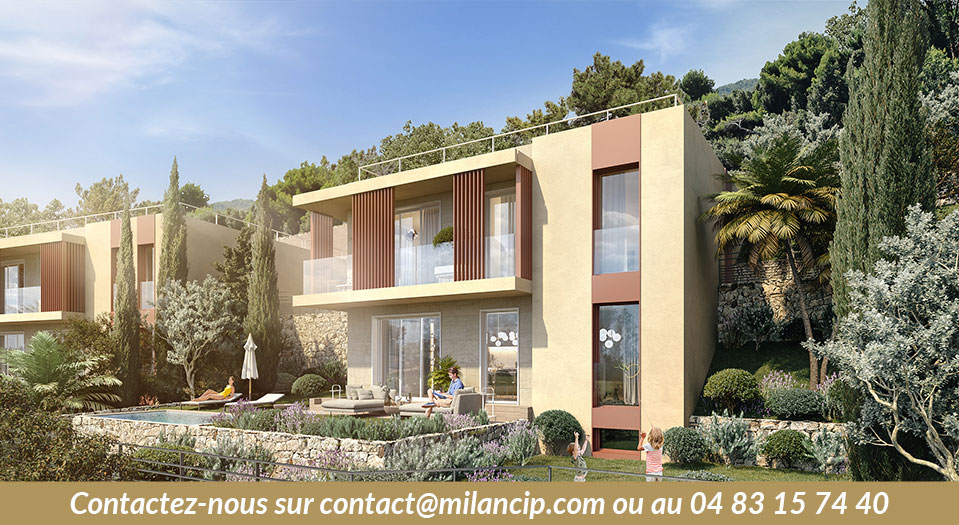 Villas neuves EZE Piscine & vue mer - Viilla 2