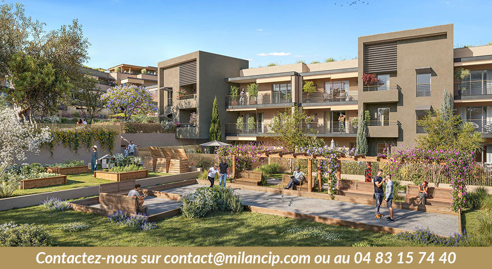 Résidence neuve LA GAUDE Parc en cœur d'îlot