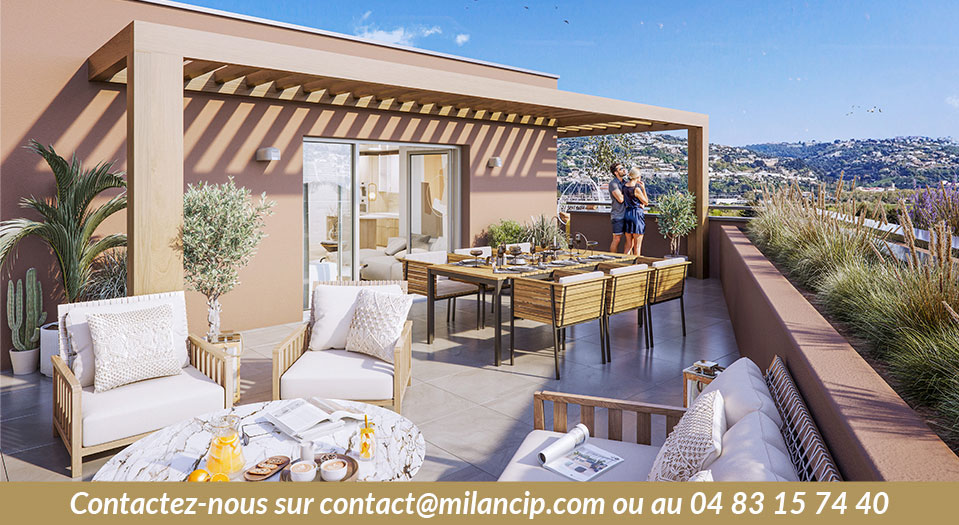 Résidence neuve LA GAUDE Parc en cœur d'îlot - Vue 2