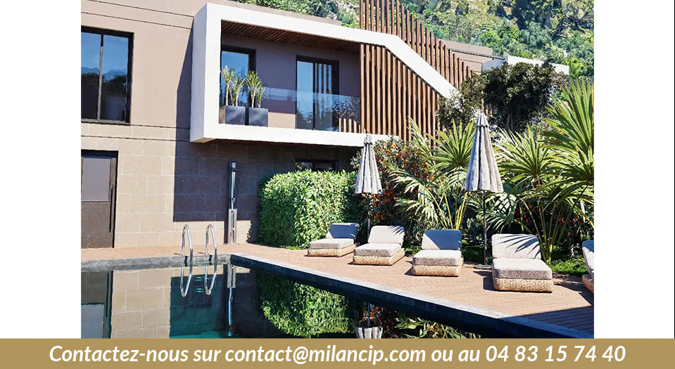 EZE -Piscine & vue mer - CIP-1080