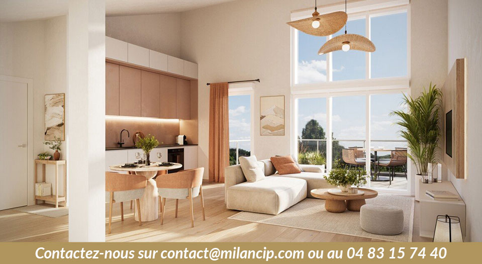 Résidence neuve CHATEAUNEUF DE GRASSE cadre d'exception - interieur