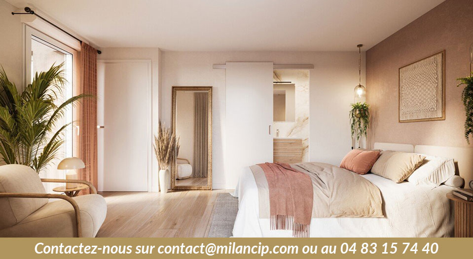 Résidence neuve CHATEAUNEUF DE GRASSE cadre d'exception - terrasse