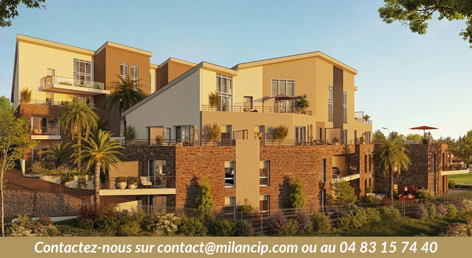 Résidence neuve CHATEAUNEUF DE GRASSE cadre d'exception - résidence
