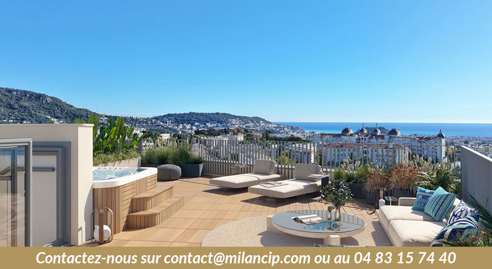 Programme neuf NICE CENTRE Cimiez - rooftop