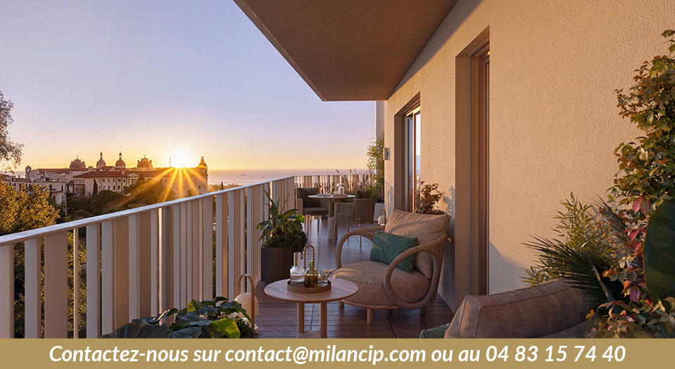 Programme neuf NICE CENTRE Cimiez - terrasse