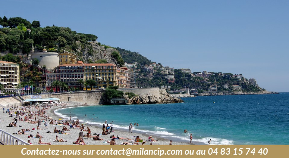 Programme immobilier neuf Nice — plage et bord de mer à proximité du quartier Saint-Barthélemy