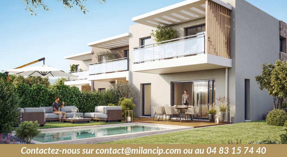 Villa neuve avec piscine privative et jardin arboré à Cagnes-sur-Mer