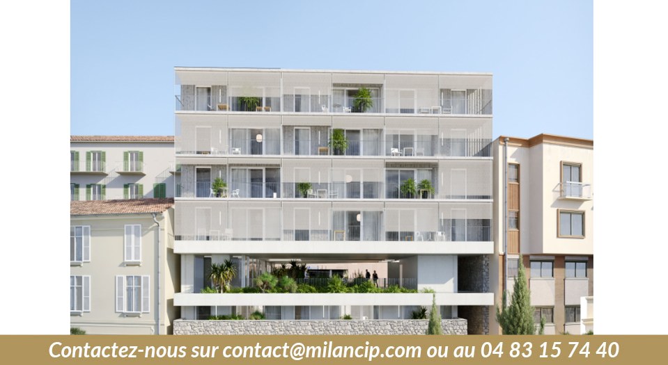 Résidence neuve Cap d'Ail — façade contemporaine