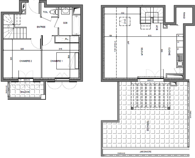 Appartement T3 neuf - Alpes Maritimes - 06