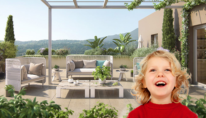 Le calme de la campagne aux portes de Nice pour 283 000€ (T3 neuf + terrasse + 3 parkings)