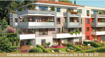 Un programme neuf de Saint Laurent du Var avec de grandes surfaces de T2 et T3 à moins de 400 m du centre-ville.